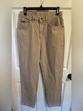 Riders by Lee Straight-Leg Jeans in Taupe Beige